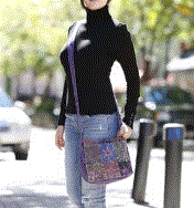 Earth Divas - Embroidered Patchwork Crossbody Shoulder Bag