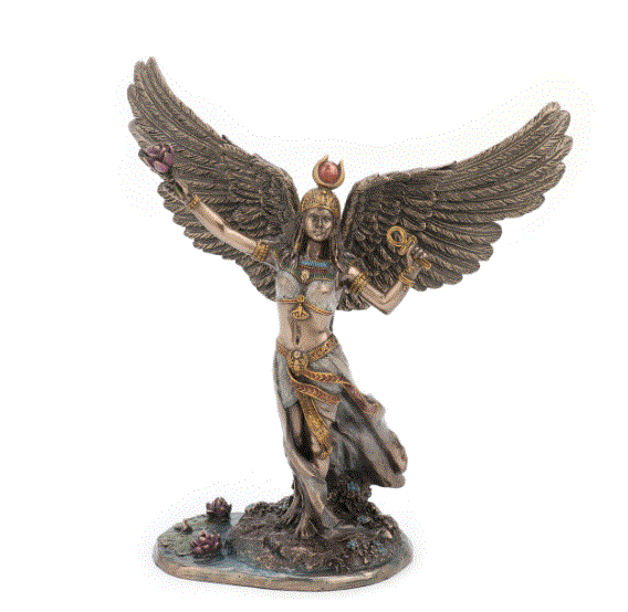 Isis Egyptian Goddess Bronze Statue 77973