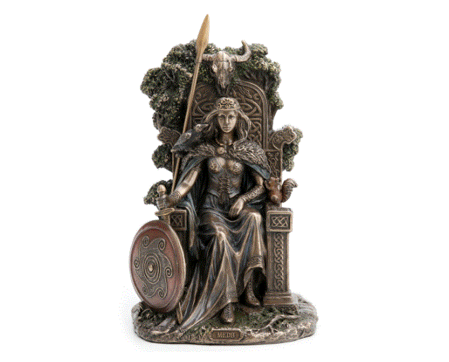 Medb Celtic Goddess & Queen Of Connacht Bronze Statue 77867