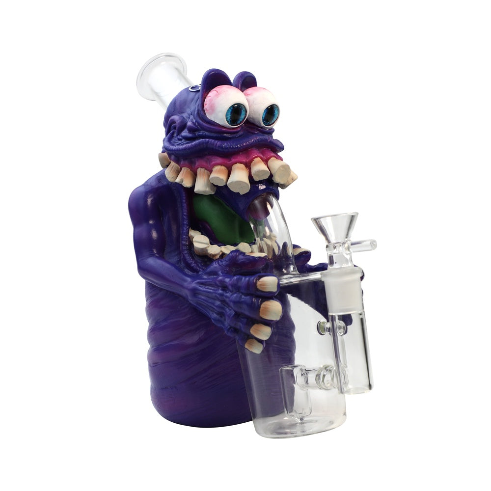 VINYL BUCK TOOTH MONSTER WATER PIPE | CY018 | 9″