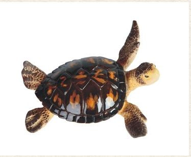 Brown Sea Turtle Statue 90158