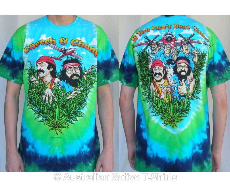 Cheech & Chong - Tie Dye Field of Dreams T-Shirt