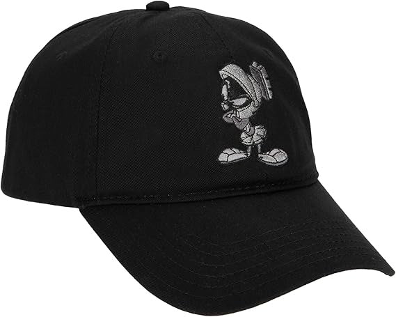 Looney Tunes Marvin The Martian Snapback Dad Hat Black