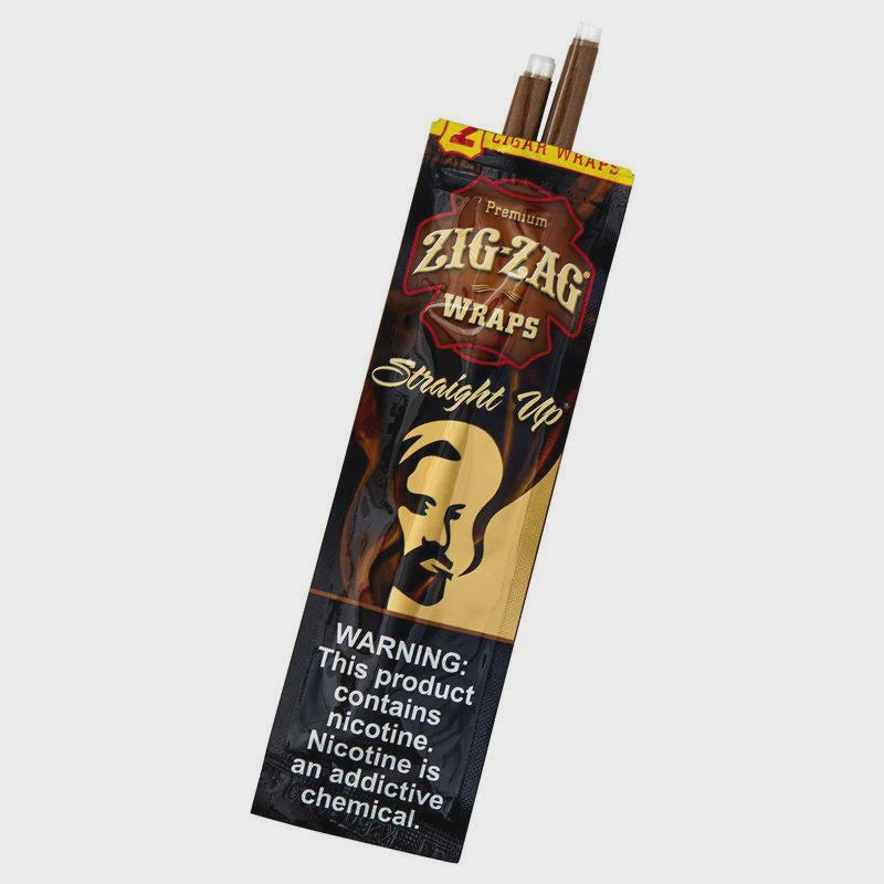 Zig Zag Tobacco Wraps 2pk - Straight Up