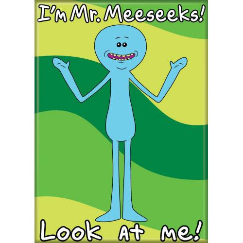 Rick and Morty Mr Meeseeks Magnet