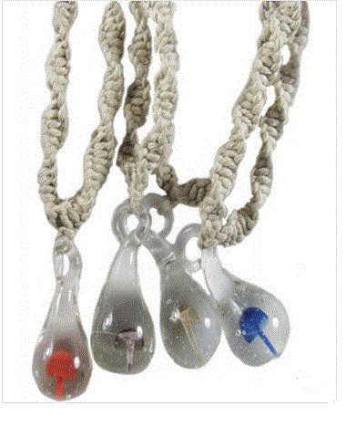 Magic Touch - Glass Mushroom Necklace