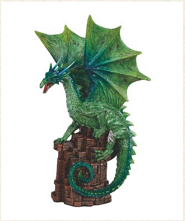 GSC - Green Dragon Challenging Statue 72085