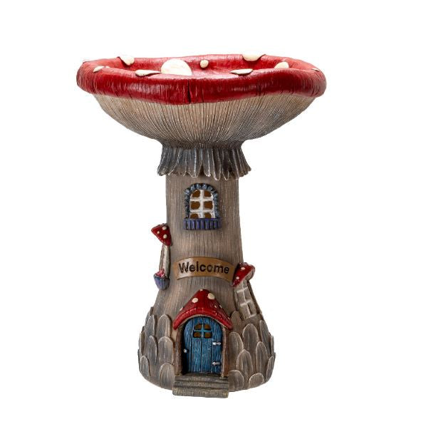 Toadstool Mushroom House w/LED 16297