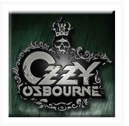Ozzy Osbourne Fridge Magnet: Crest Logo
