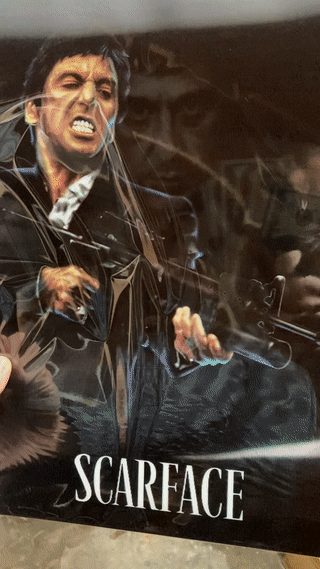 3D Poster - Scarface Money