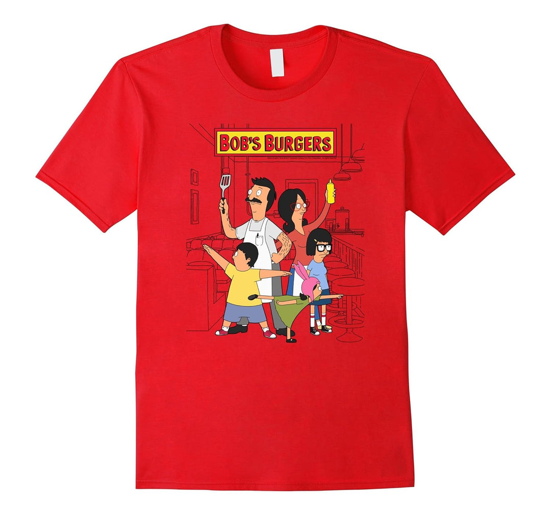 Bob's Burgers Family Group Hero Pose T-Shirt