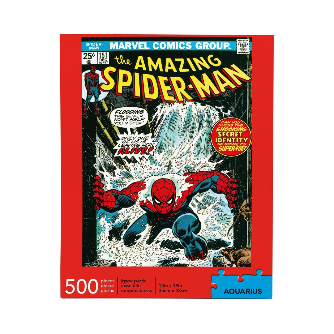 Spider Man Marvel Cover 500pc Puzzle