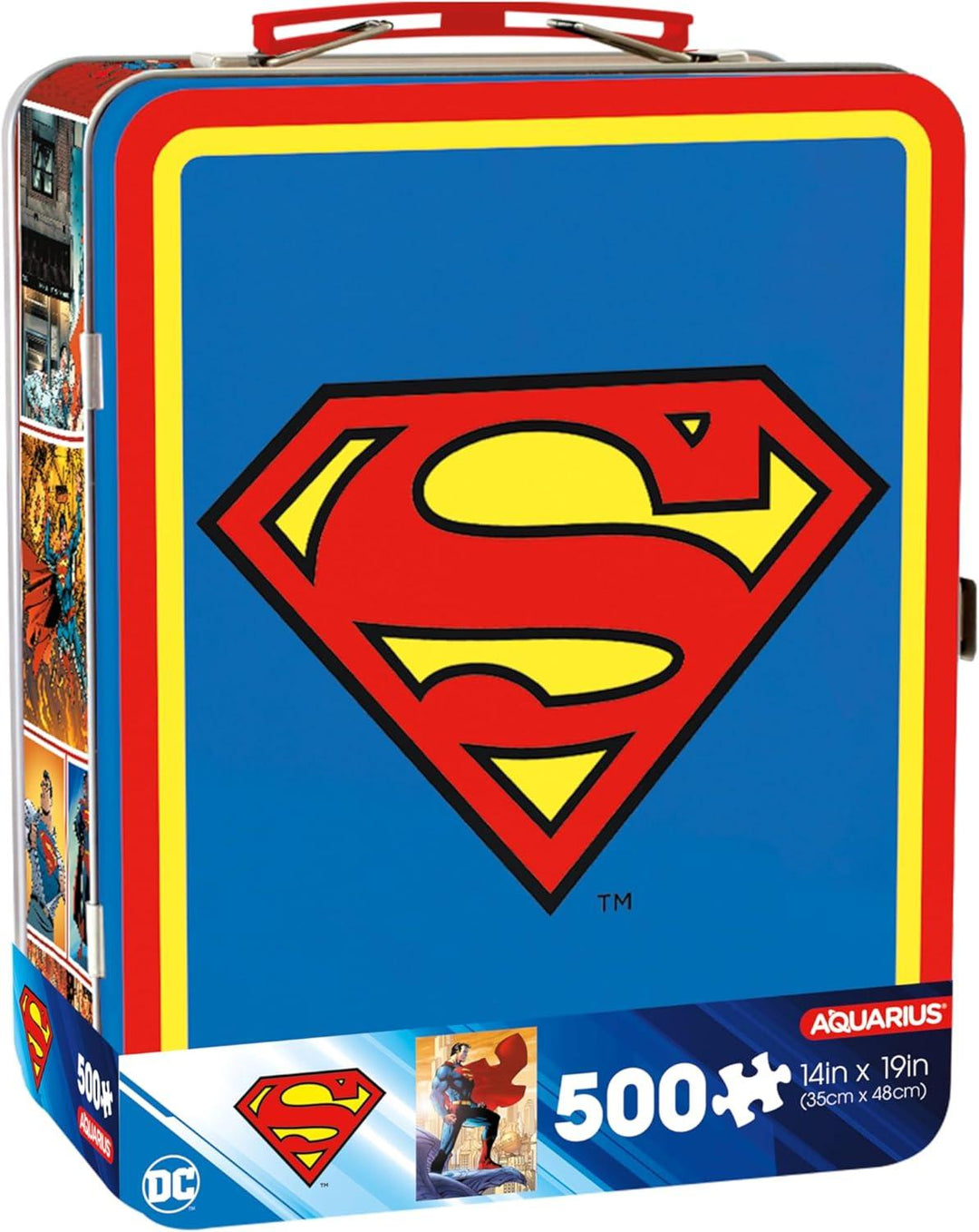 Superman 500 Piece Puzzle & Fun Box