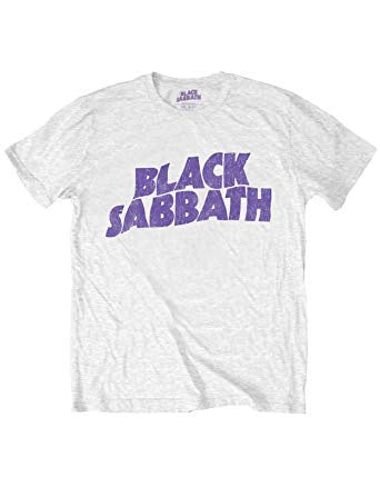 Black Sabbath Kids Retail Pack T-Shirt - Wavy Logo (White)