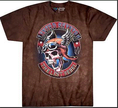 Liquid Blue - Lynyrd Skynyrd "South Of Heaven" Tie Dye T-Shirt