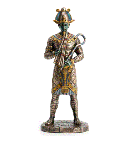 Osiris Egyptian God Bronze Statue 77216