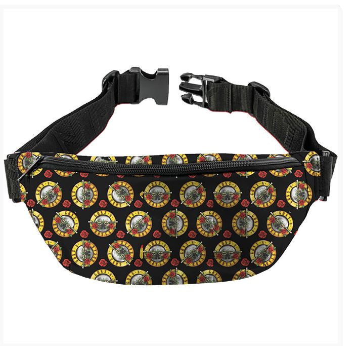 Guns N' Roses Bum Bag/Fanny Pack - All Over Print