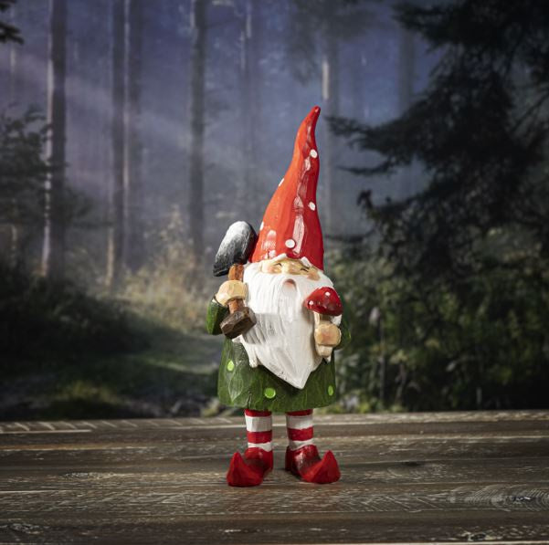 Gnome w/Mushroom Statue 14775