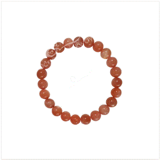 Oceanic - Peach Moonstone Beaded Bracelet