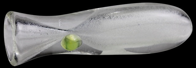 Skeye - 3" Glass Bat - Glow In The Dark - Ghost Dust