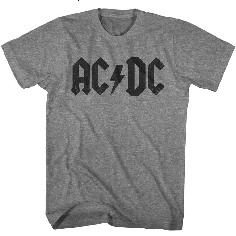 ACDC Dark Logo Graphite Heather T-Shirt