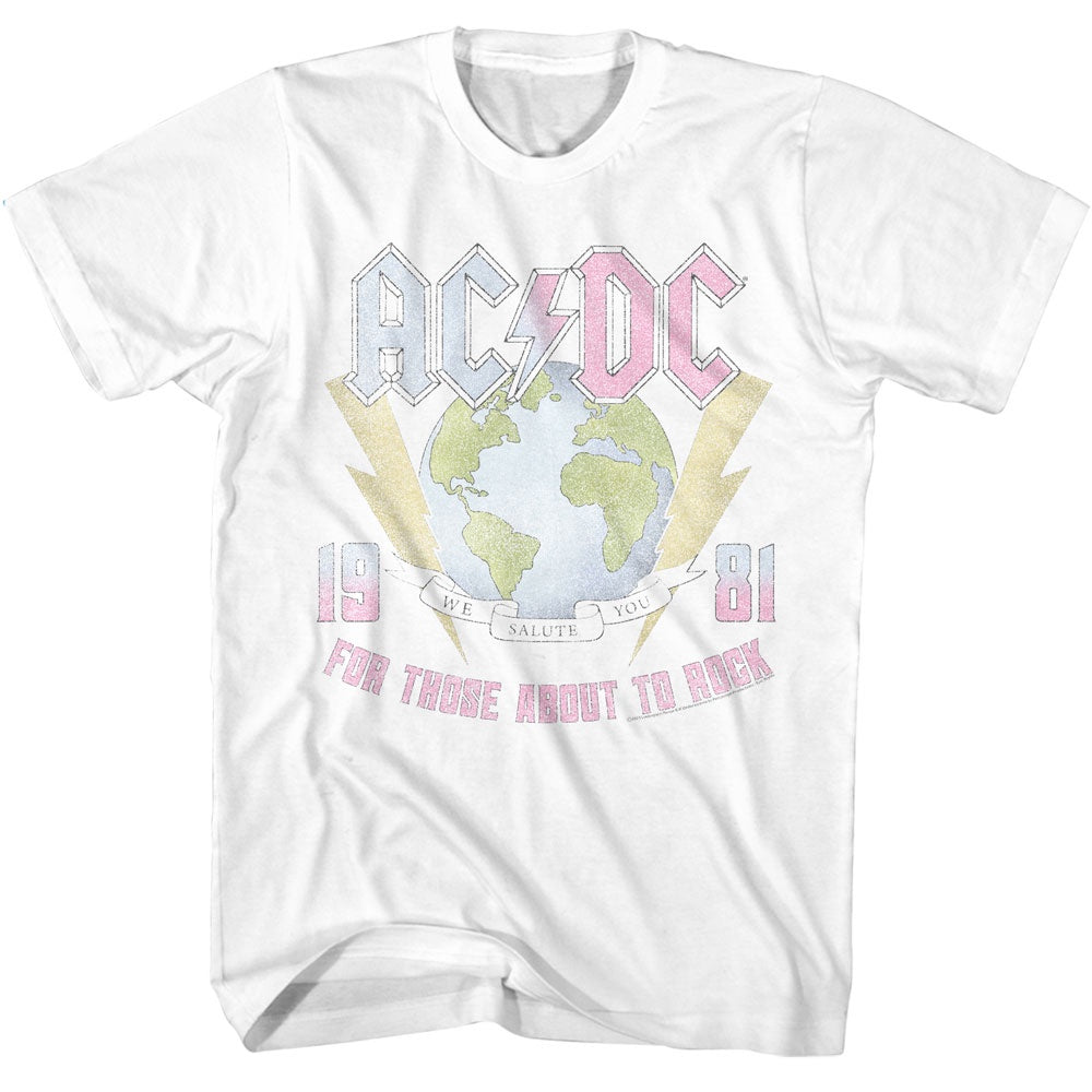 ACDC Earth for Those About to Rock T-Shirt