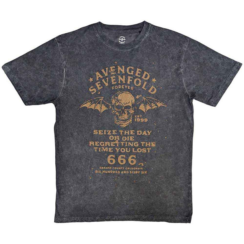 Avenged Sevenfold "Seize the Day" Wash Unisex T-Shirt