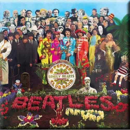 Beatles Fridge Magnet Sgt Pepper