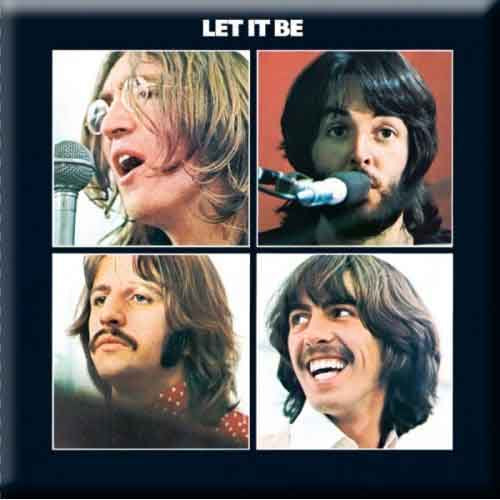 Beatles Fridge Magnet Let It Be Album