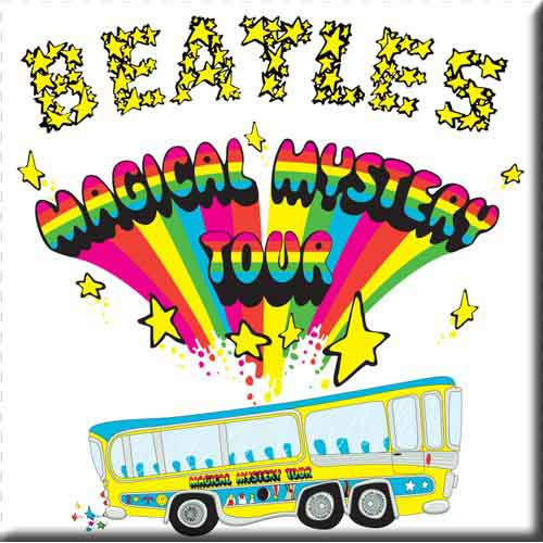 Beatles Fridge Magnet Magical Mystery Tour