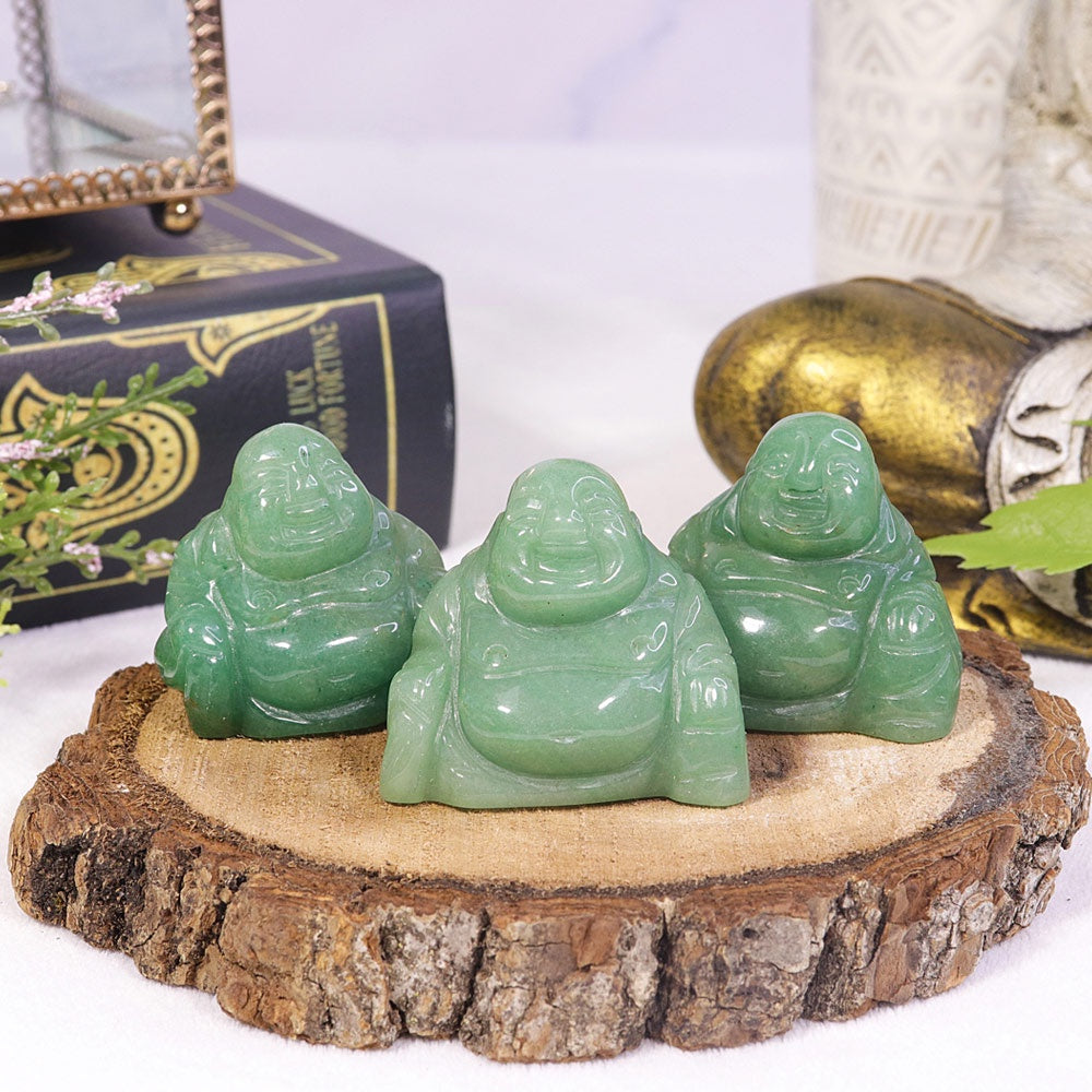 Pocket Buddha - Green Aventurine
