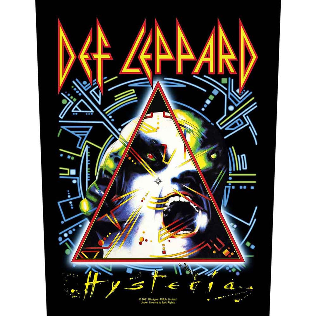 Def Leppard Back Patch - Hysteria