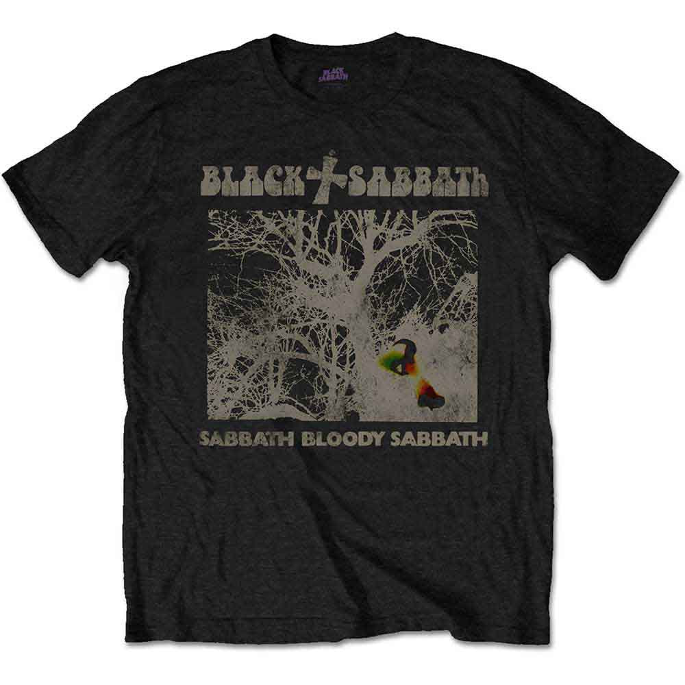 Black Sabbath Unisex T-Shirt - Sabbath Bloody Sabbath Vintage (Black)