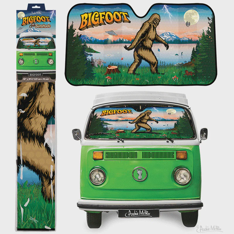 Archie McPhee - Bigfoot Auto Sunshade