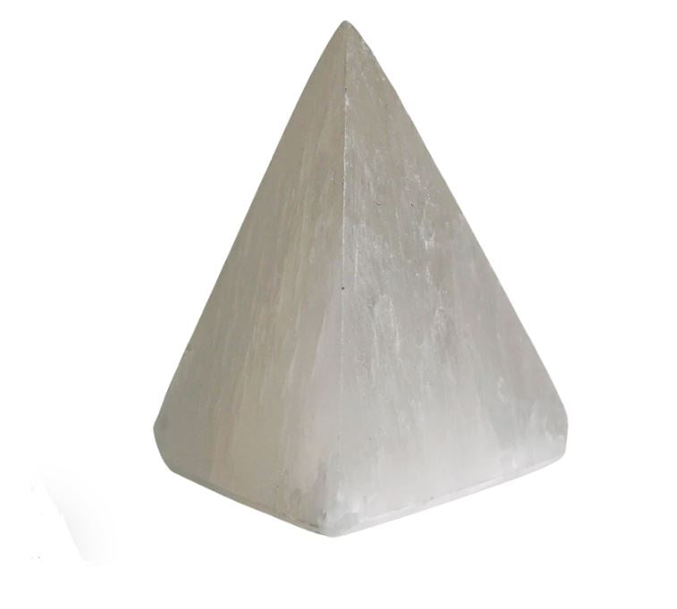 Selenite Pyramid 1 7/8"-2" Tall