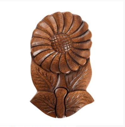 Benjamin - Wooden Sunflower Puzzle Box