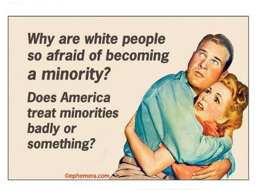 Why are white people so afraid of becoming a minority? Magnet