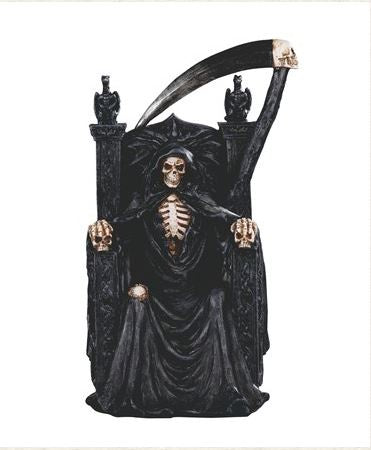 Grim Reaper on Throne Statue 44139