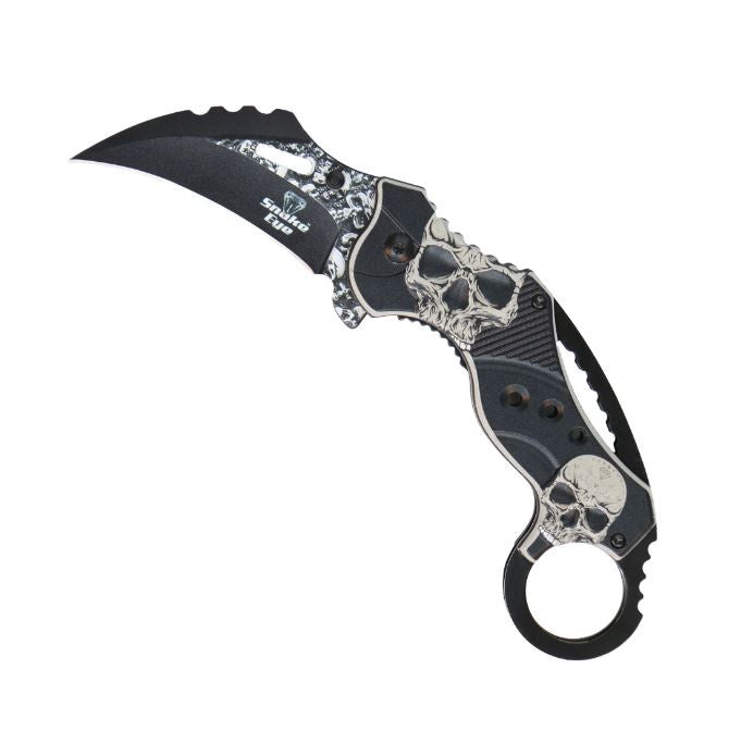 Hot Leathers - Knife Skull Quick Assist Knife