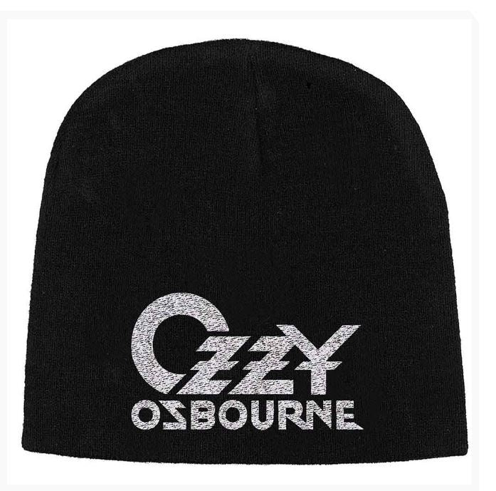 Ozzy Osbourne Unisex Beanie Hat - Logo 1 (Black)