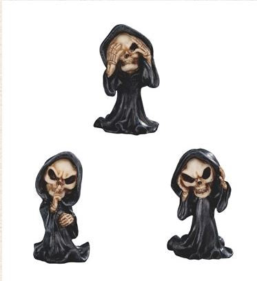 Grim Reaper No Evils Statue 44135