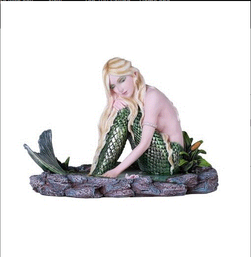 Mermaid on Water Statue 13413