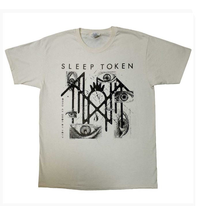Sleep Token Unisex T-Shirt - Eyes (Natural)