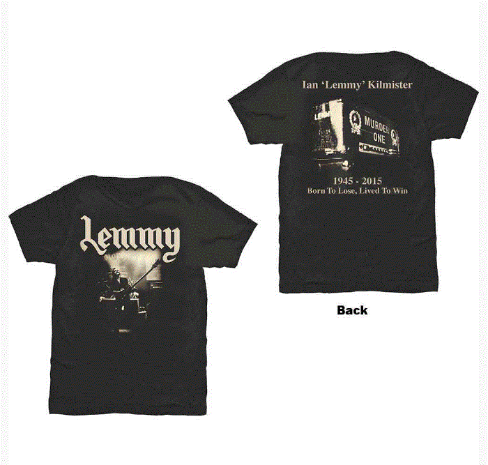 Lemmy 'Lived to Win' Unisex T-Shirt