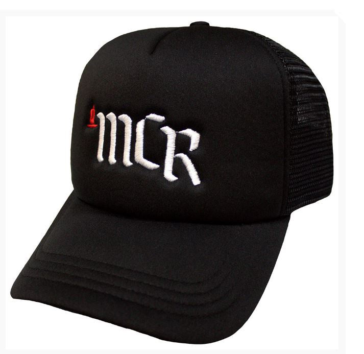 My Chemical Romance Unisex Mesh Back Cap - MCR Logo (Black)
