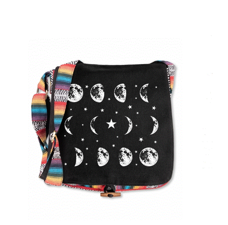 Soul Flower - "It's Just a Phase Moon" Messenger Bag