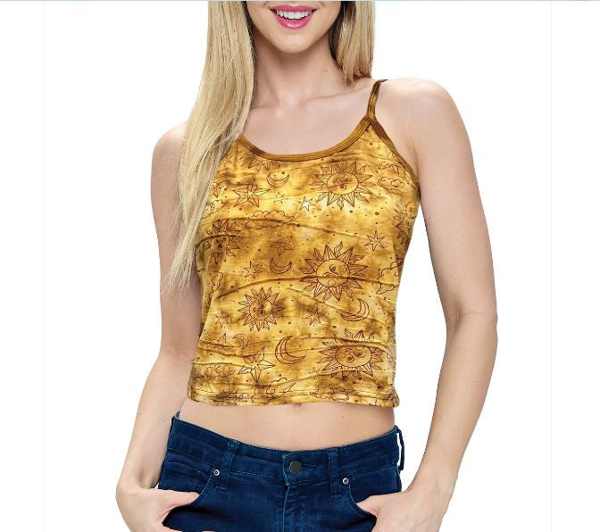 Crop Top Tie Dye Universe 25184
