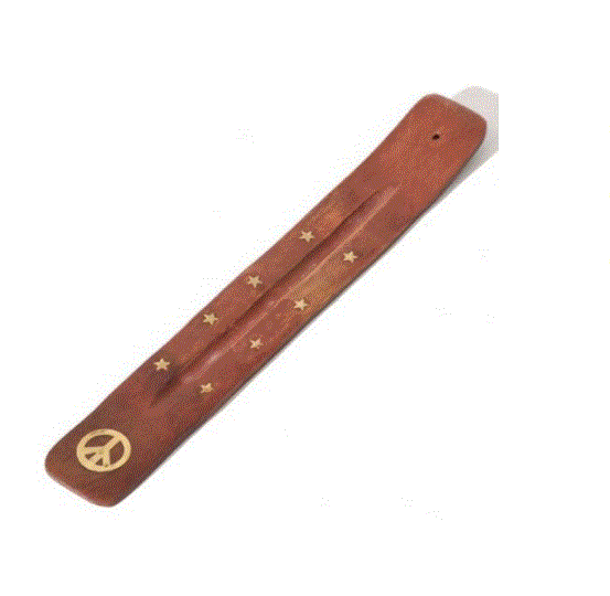 UNS - 10" Wood Canoe Incense Burner