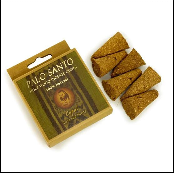 Palo Santo Holy Wood Incense Cones - Copal