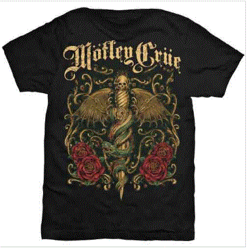 Rock Off - Motley Crue Exquisite Dagger Unisex T-Shirt